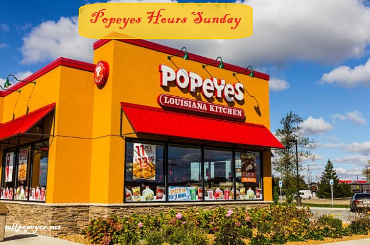 Popeyes Hours Sunday